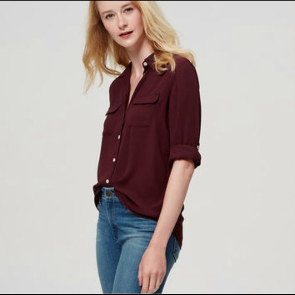 Floral Patterned Utility Blouse - Picture 6 of 8